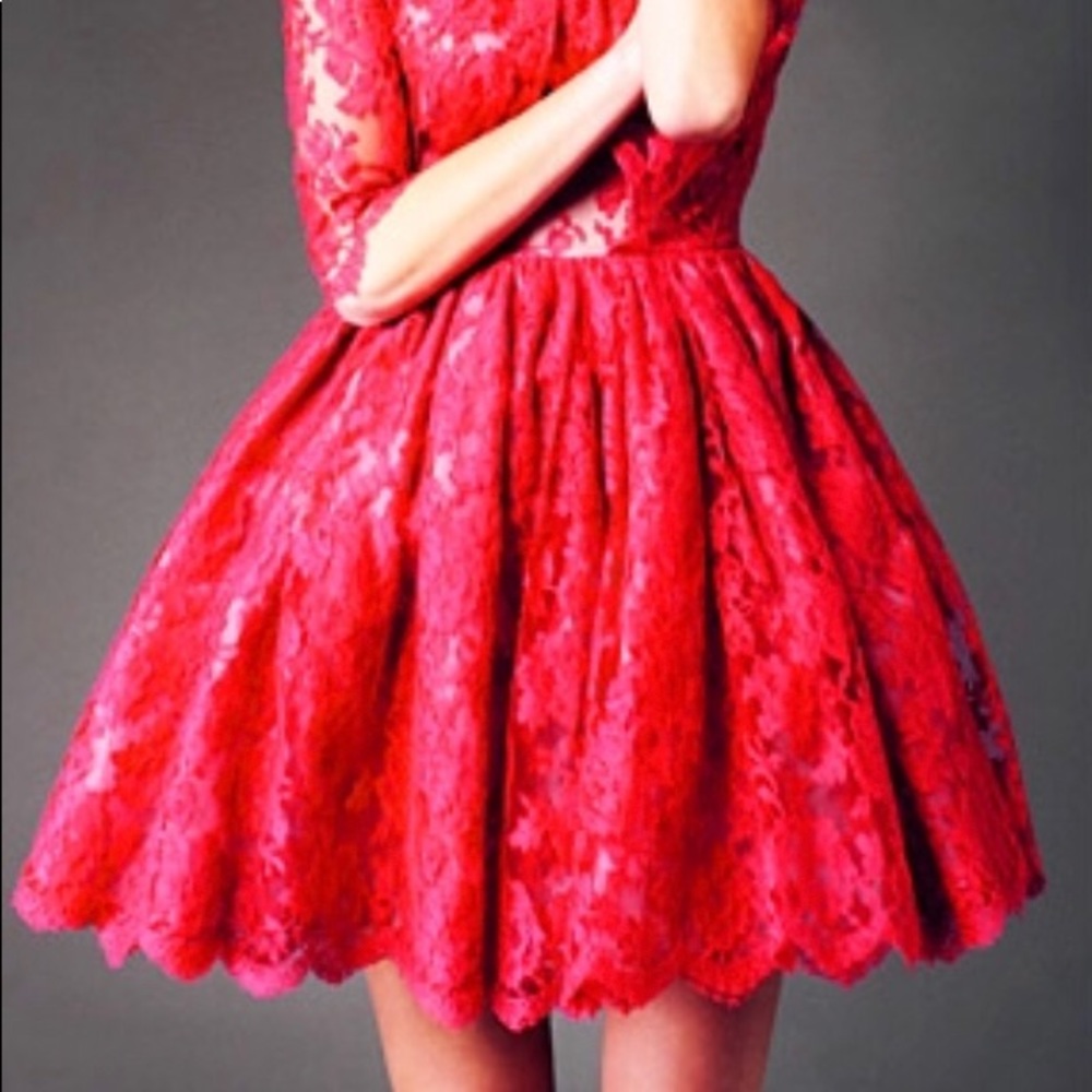 Custom-made designer dress- a real stand-out! ❤️